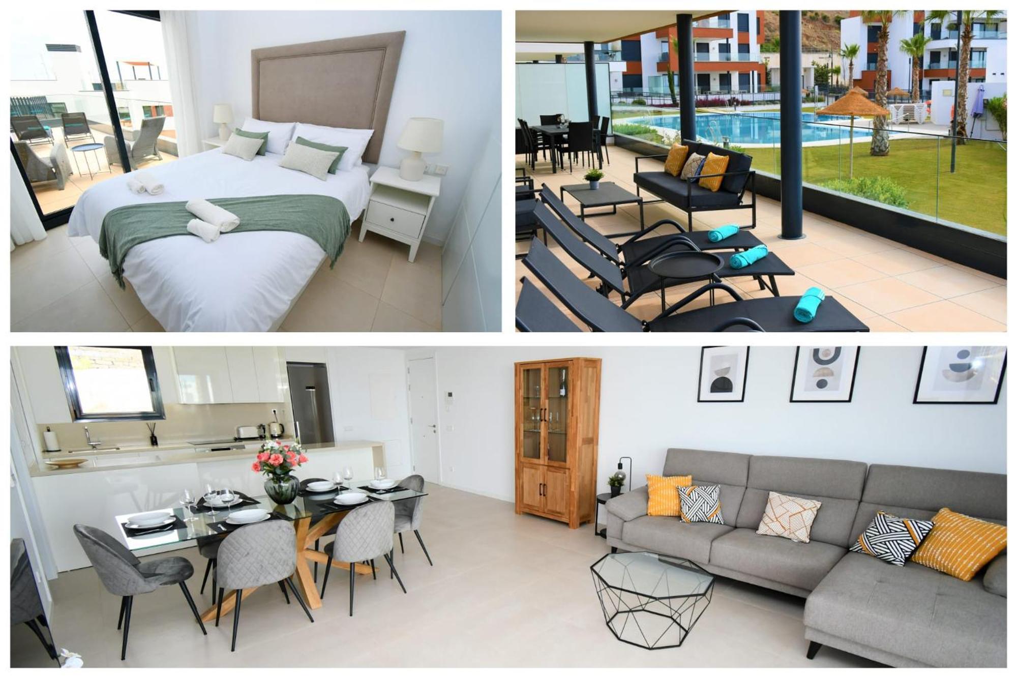 Casa Kerr - Luxury Apt - Sleeps 9 - Los Boliches Málaga Exterior foto
